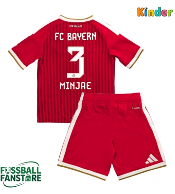 Bayern Munich Kim Min-jae #3 Replik Heimtrikot Kinder 2026-27 Kurzarm (+ Kurze Hosen)